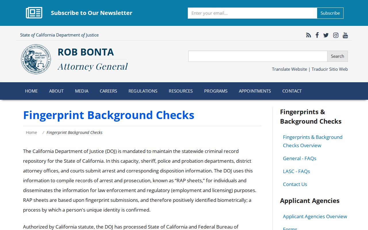 Nevada County criminal history California Live Scan process